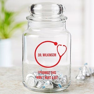 Doctor Office Personalized Treat & Candy Jar