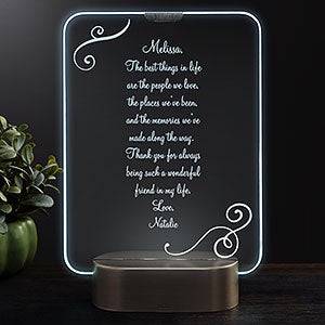 engraved glass light