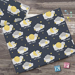 Personalized Baby Wrapping Paper - Twinkle, Twinkle