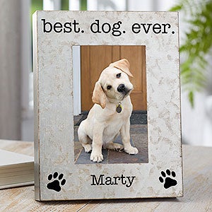 Pet Statements 4x6 Galvanized Box Picture Frame