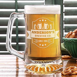 Personalized 25 oz. Beer Mug - Watering Hole