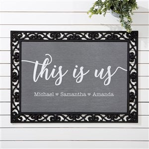 This Is Us Personalized 18x27 Doormat