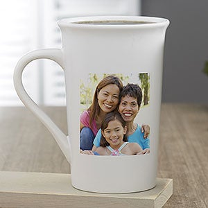 Photo Personalized Tall Latte Coffee Mug for Her