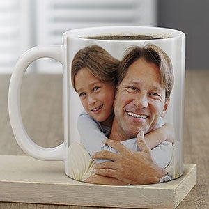 Photo Personalized White Coffee Mug for Him