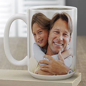 Photo Personalized Large Coffee Mug for Him