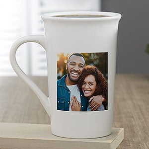 Romantic Photo Personalized Tall Latte Coffee Mug