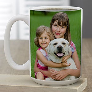 Pet Photo Personalized Large Coffee Mug