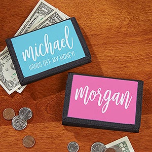 Scripty Style Personalized Kids Wallets