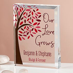 Personalized Colored Keepsake - Our Love Grows