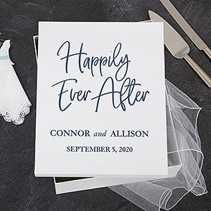 Personalized Wedding Keepsake Box - Happily Ever After