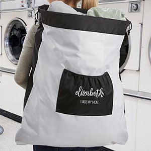 Personalized Laundry Bag Sorter - Scripty Style