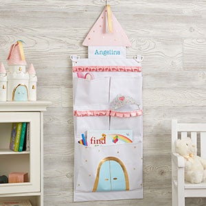 Personalized Hanging Wall Organizer - Princess Castle