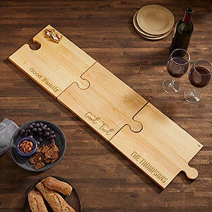 Personalized Puzzle Piece Cutting Boards - Family Expressions