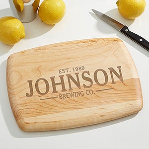 Brewing Co. Personalized Bar Cutting Board