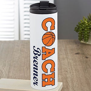 Sports Coach Personalized Travel Tumbler