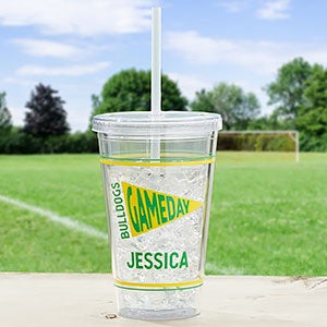 Game Day Personalized 17 oz. Acrylic Insulated Tumbler