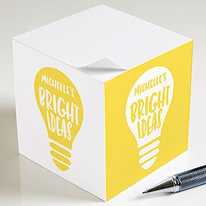 Personalized Note Cube - Whimsy Shapes