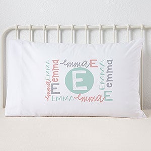 Girls Name Personalized Pillowcase With Name