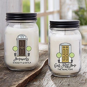 Personalized Housewarming Candle - Our First Home