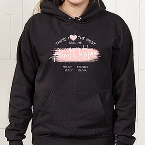 My Favorite People Call Me... Ladies Hooded Sweatshirt - Adult Small - Black