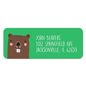 Cute Critters Return Address Labels - 1 set of 60