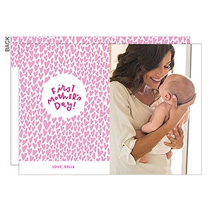 First Mother's Day Photo Card - Premium - Set of 5