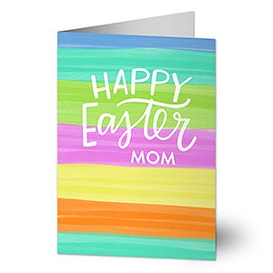 Easter Stripes Greeting Card