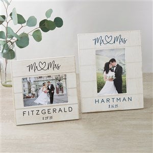 Infinite Love Personalized Wedding Shiplap Picture Frame - 24003