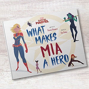 Captain Marvel: What Makes You a Hero? Personalized Book for Girls