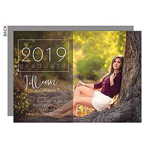 Grad Photo Premium Graduate Party Invitation - Set of 5