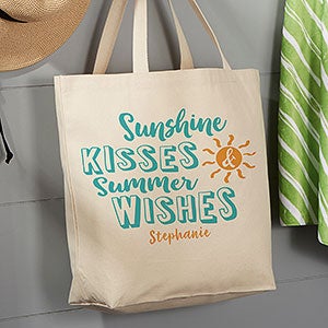 Sunshine Kisses 20x15 Canvas Tote Bag