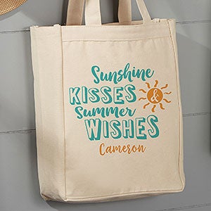 Sunshine Kisses 14x10 Canvas Tote Bag