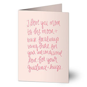 I Love You Mom... Greeting Card