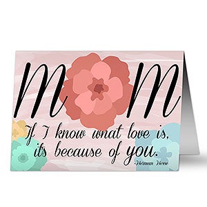 If I Know Love Mother's Day Greeting Card - Premium