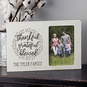 Family Blessing Personalized Box Picture Frame