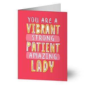 Vibrant & Strong Mother's Day Greeting Card