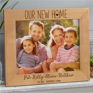 Our New Home Engraved Wood Picture Frame - 8x10