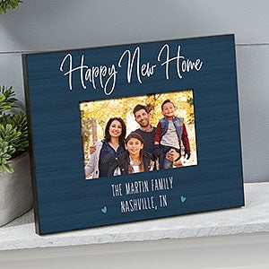 New Home Personalized Family Picture Frame - Horizontal