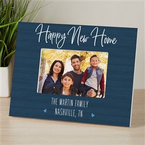 New Home Personalized Family Picture Frame - Horizontal