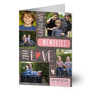 Mom Photo Collage Greeting Card