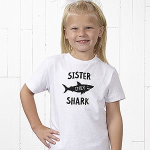 Personalized Baby Shark Kids T-Shirt - Youth Large (14-16) - Royal Blue