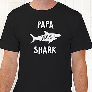 Personalized Baby Shark Adult T-Shirt - Adult Medium - Red