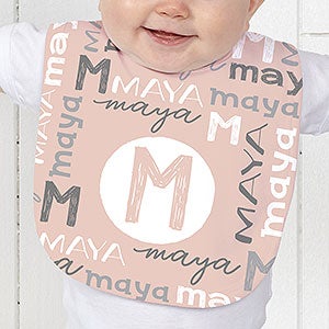 Youthful Name For Her Personalized Baby Bibs