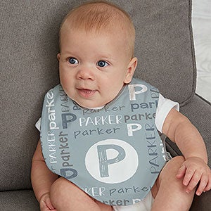 Youthful Name For Him Personalized Infant Bib