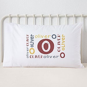 Boys Name Personalized Pillowcase With Name