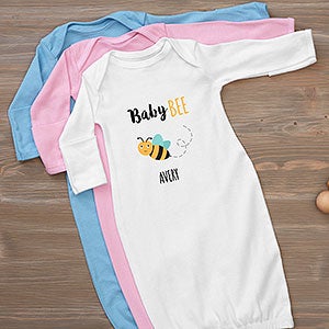 Bee Happy Personalized Baby Gown