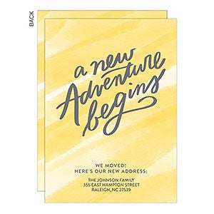 New Adventure Moving Announcement - Set of 5