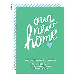 Our New Home Moving Announcement-Premium - Set of 5