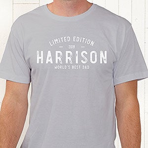 Limited Edition Personalized T-Shirt - Adult Small - White