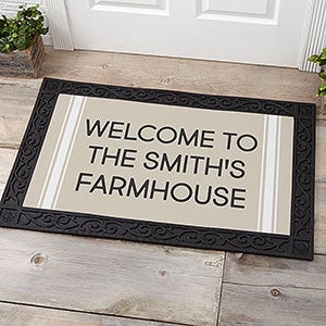 Farmhouse Expressions Personalized Doormat - 20x35